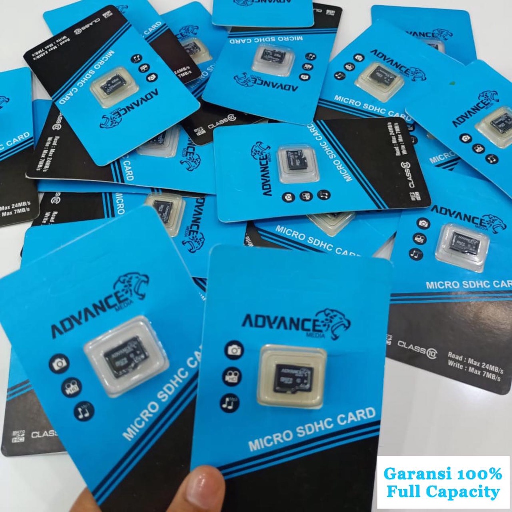 Kartu Memori Advance Micro SD 8 16 32 64 128 GB Memory Card TF Class10 Aksesoris Handphone HP OCEANMART OCEAN MART Murah Grosir