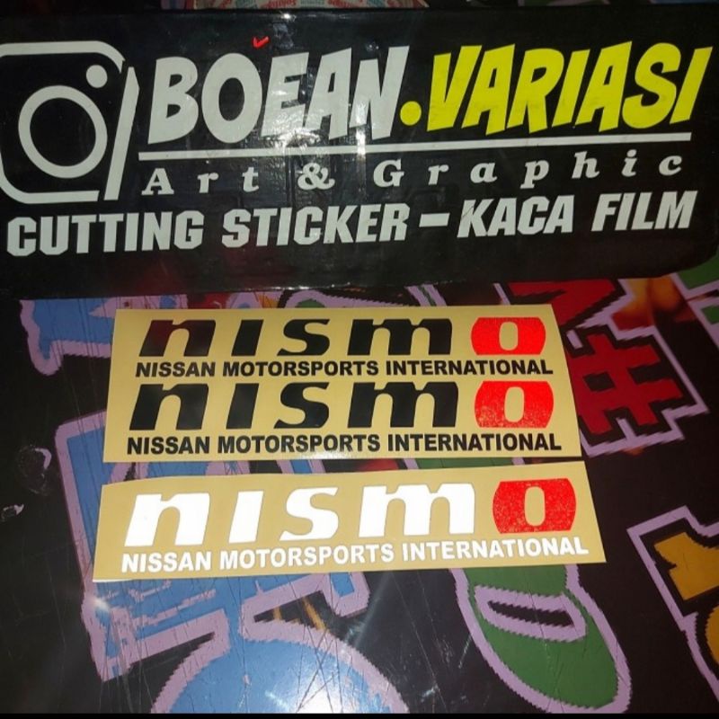 Cutting sticker Nismo sticker Nissan