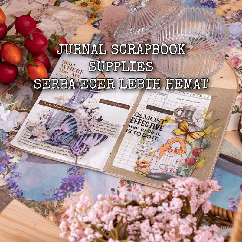 

MYUME.STORE || VERSI ECER / SHARE JURNAL SCRAPBOOK SUPPLIES DIY STIKER VINTAGE