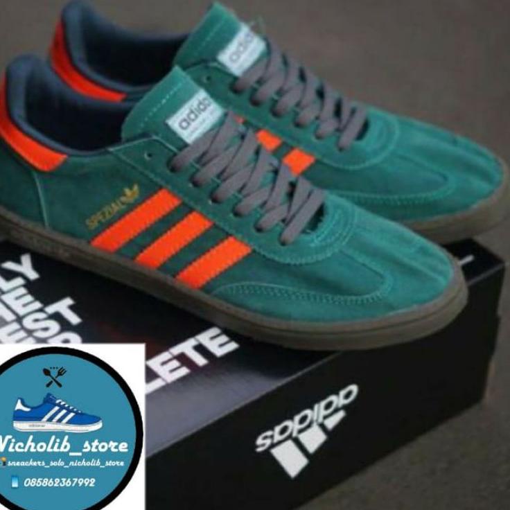 Paling Diminati Sepatu adidas spezial hijau oren | sneaker adidas | adidas spezial | Sneaker adidas 