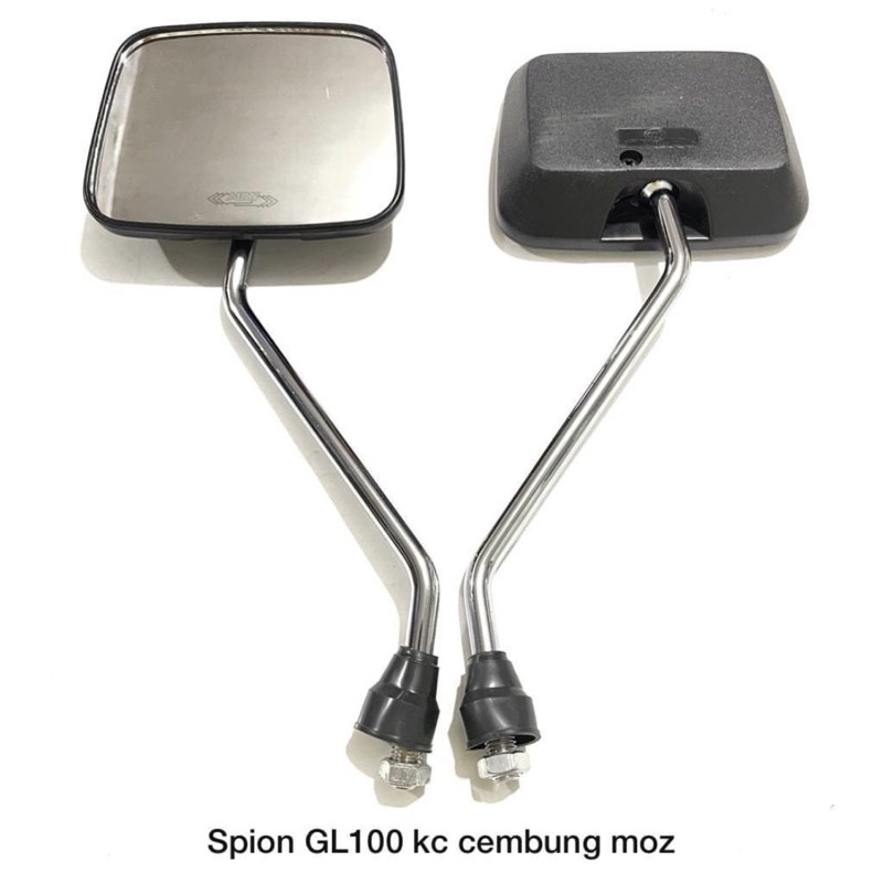 SPION KOTAK HONDA GL 100 GLK 125 CB K5 MOS KACA CEMBUNG MIRIP ORI