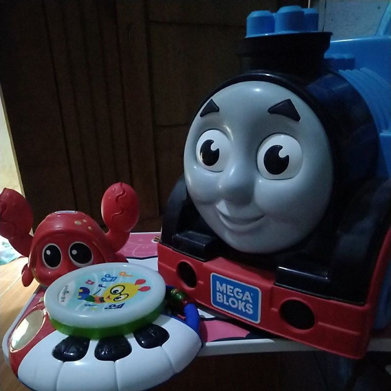Thomas Mega block kepiting littelkes gendang baby aisten