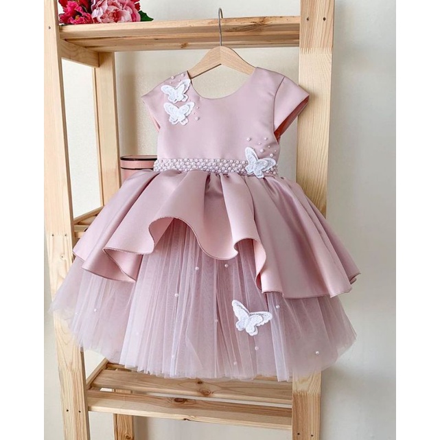 gaun gerby dress bayi neychan gaun pesta anak ulang tahun