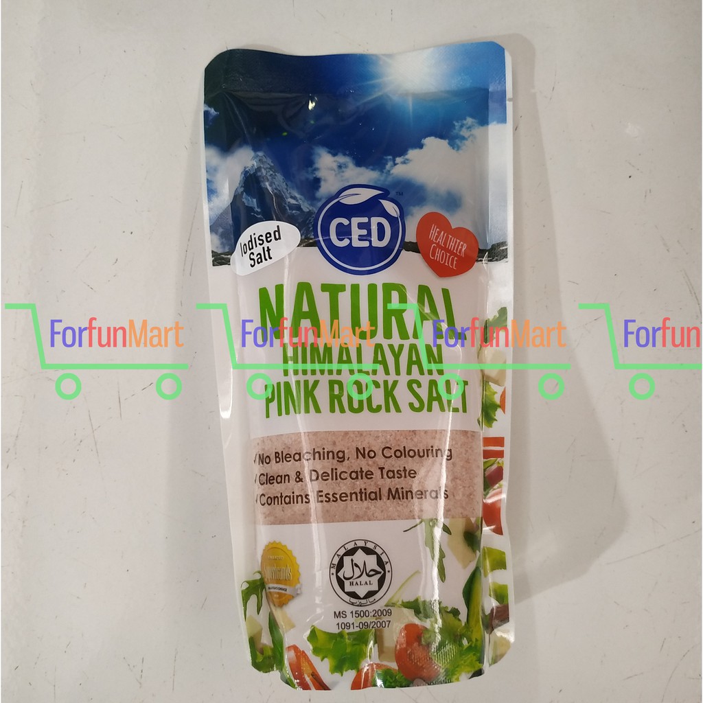 

Garam Himalaya Pink Merek CED Original Natural Himalayan Salt 500 gram