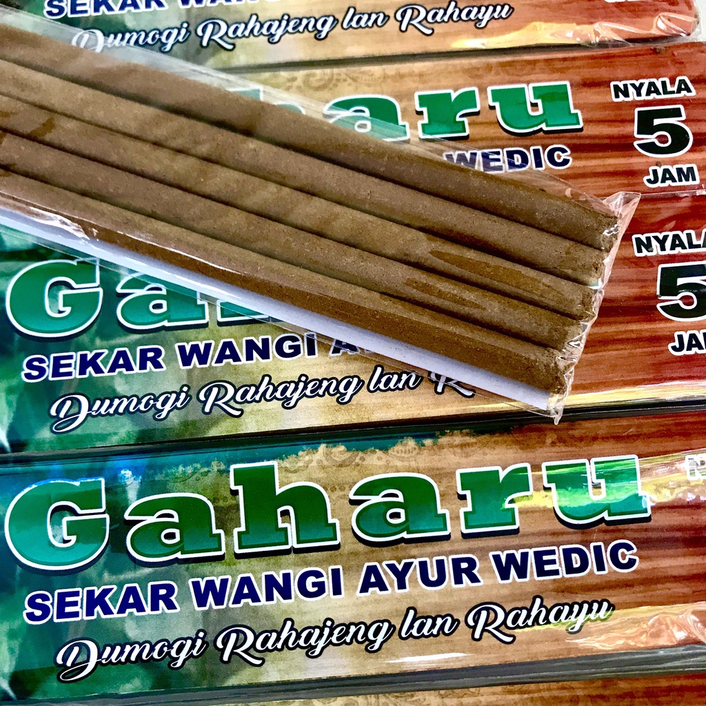 Dupa Hio Jumbo 5 jam Kemenyan Gaharu Herbal isi 5 Stick 40 cm