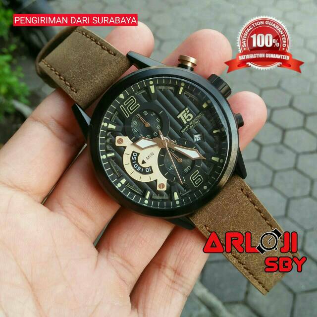 JAM TANGAN T5 H3630 PRIA CHRONOGRAPH ORIGINAL TAHAN AIR