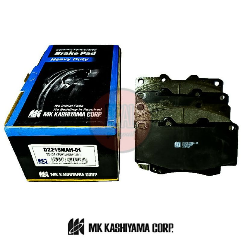 BRAKE PAD / DISC PAD / KAMPAS REM DEPAN TOYOTA FORTUNER - MK KASHIYAMA - D2215MAH
