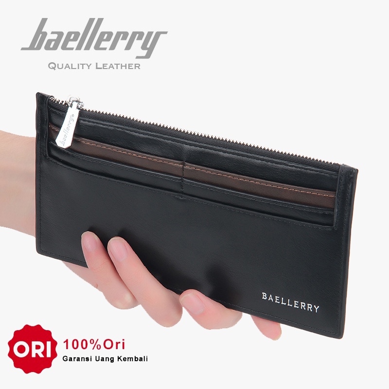 BAELLERRY C2350 Dompet Pria Panjang Bahan Kulit PU Leather Premium WATCHKITE WKOS