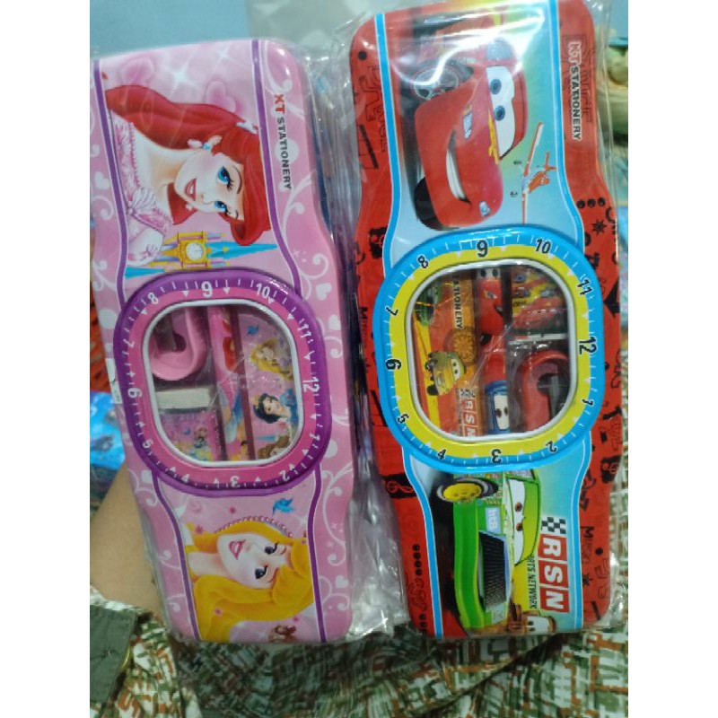 

(125gr) tempat pensil / lepak seng besi bt21 animal