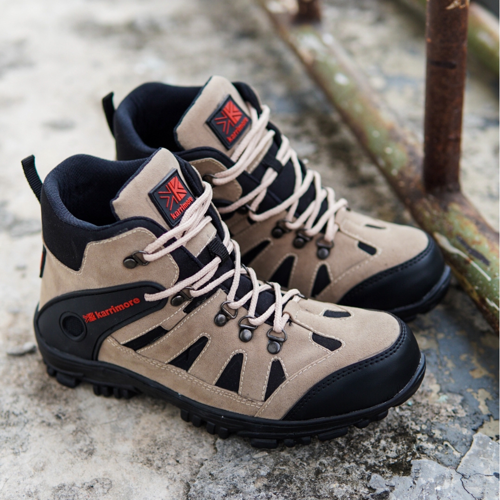 BOOTS KUALITAS PREMIUM - SEPATU PRIA SAFETY UJUNG BESI KARRIMORE TRACKING PDL