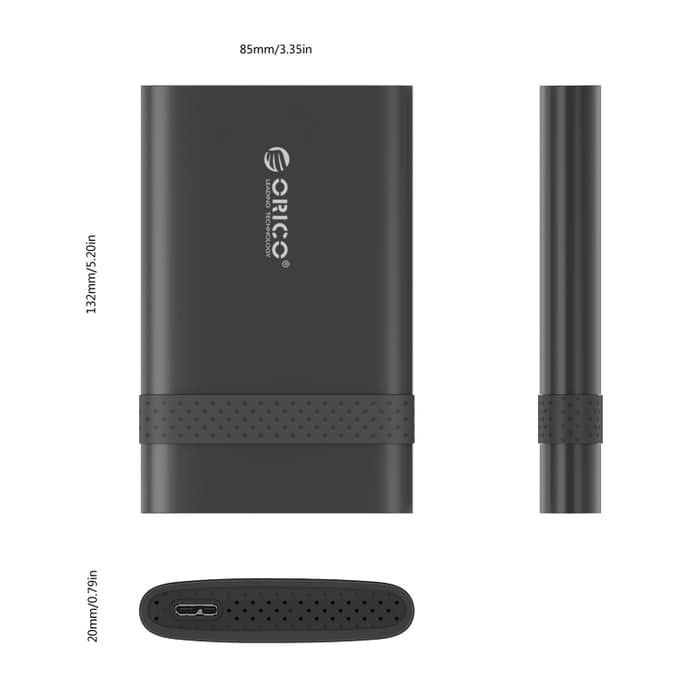 ORICO 2538U3 2.5 inch Tool Free USB3.0 Harddisk Enclosure