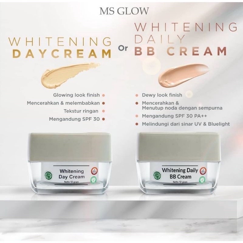 MS GLOW WHITENING DAILY BB CREAM // BB CREAM MS GLOW