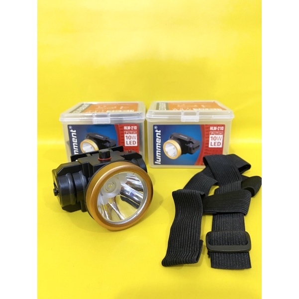 LAMPU SENTER KEPALA LUMMENT / LAMPU SENTER / SENTER KEPALA MEMANCING / LED HEADLIGHT / SENTER KEPALA PUTIH / SENTER 10watt LED