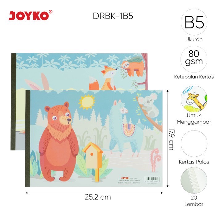 

Joyko Buku Menggambar B5/Drawing Book DRBK-1B5