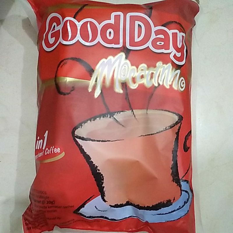 Kopi Good day Mocacinno 50 sachet x 20gr  ( 1 pack/5renceng )