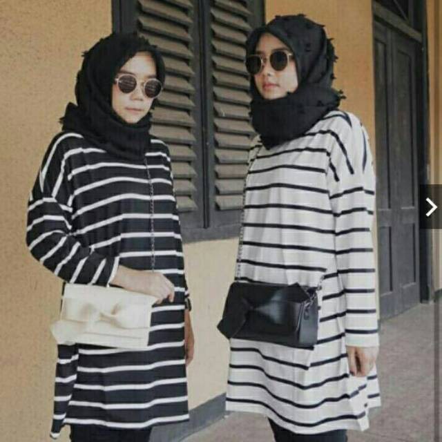 Tunik  Salur Besar / Tunik Wanita Jumbo / Tunik Kekinian / Tunik Wanita Terbaru / Tunik Terlaris