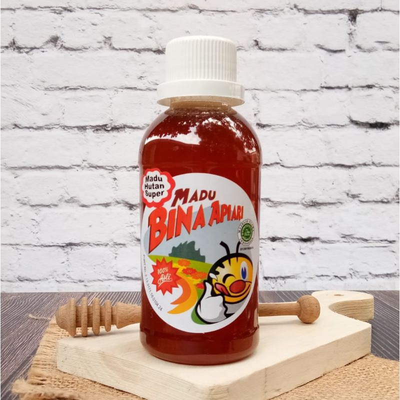 

Bina Apiari Madu Hutan Super 275ml Madu Murni Asli Lebah Hutan Riau Apis dorsata