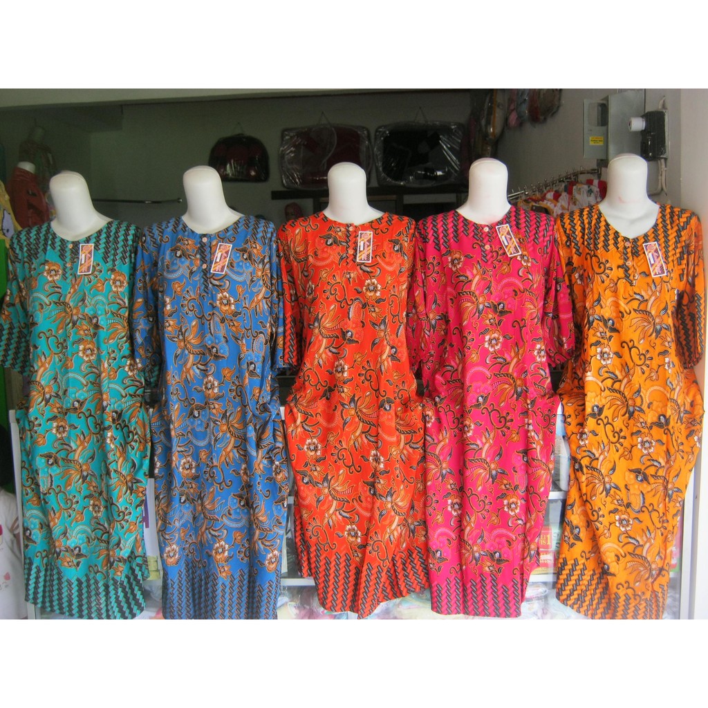  DASTER  BATIK  LENGAN 3 4 GROSIR  LONGDRESS BALI MURAH BUSUI 