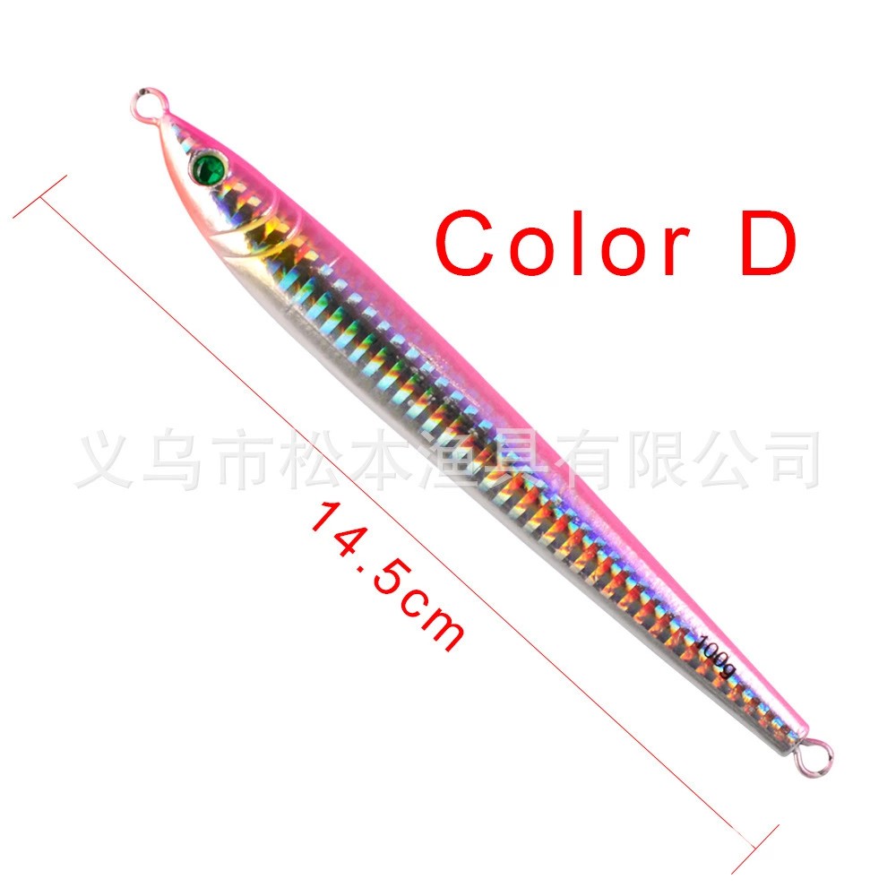 1Pcs Laser Metal Lead Umpan Pancing Jig 10G 17G 28G 40G Swimbait Bass Wobbler Fishing Bait Jigging Memancing Sinking