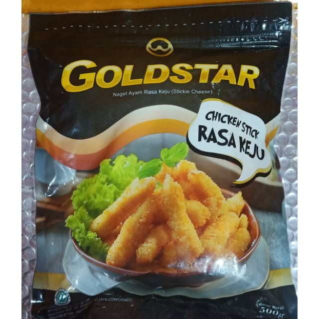 

goldstar chicken nugget stikie cheese 500gr