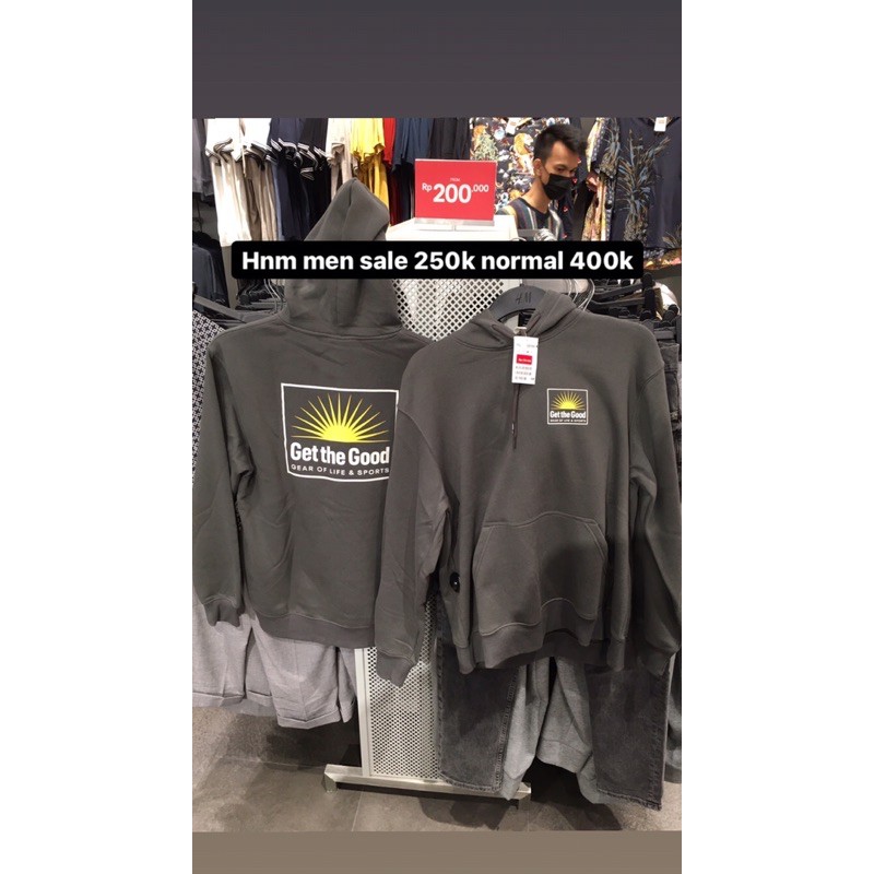 Jastip hnm h&m hoodie jaket cowok pria SALE ORIGINAL DARI STORE bukan kolongan NO KW
