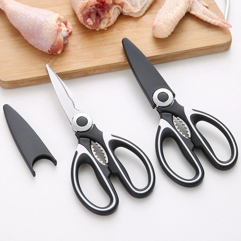 Kitchen Scissors Multifungction Gunting Dapur Serbaguna Stainless Stell Gunting Ikan/Ayam/Daging