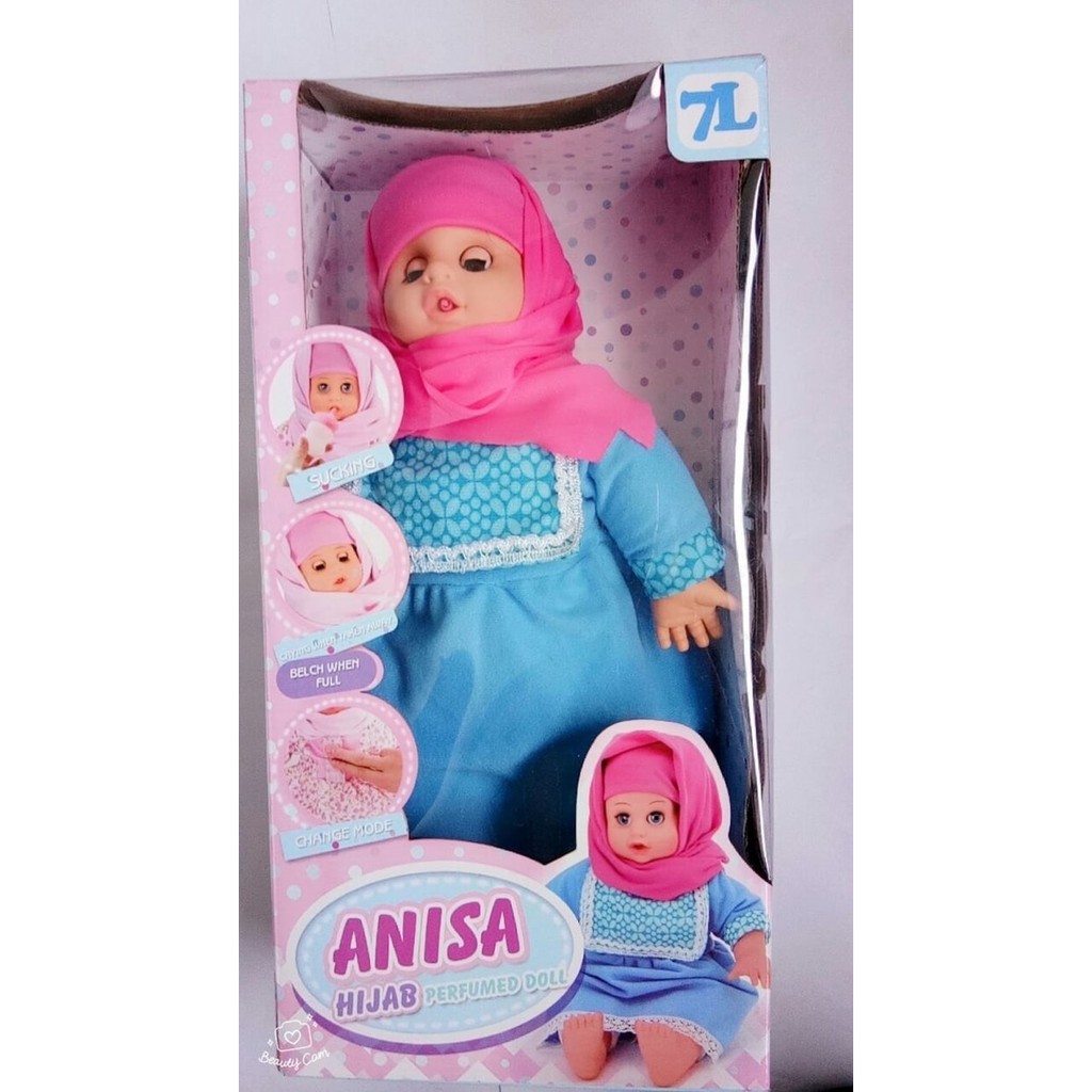 MUST HAVE BONEKA ANISA HIJAB BONEKA BAYI MUSLIMAH TERBARU