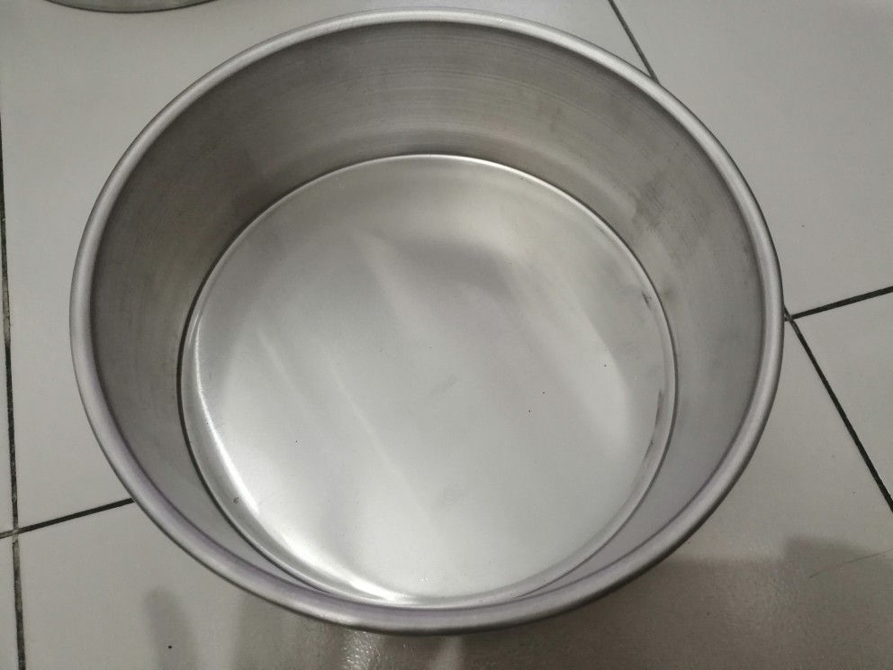 Loyang Bulat 20cm Tanpa Sambungan Tinggi 7cm Bahan Tebal Round Pan 20 Cm Bagus Cake Puding 7