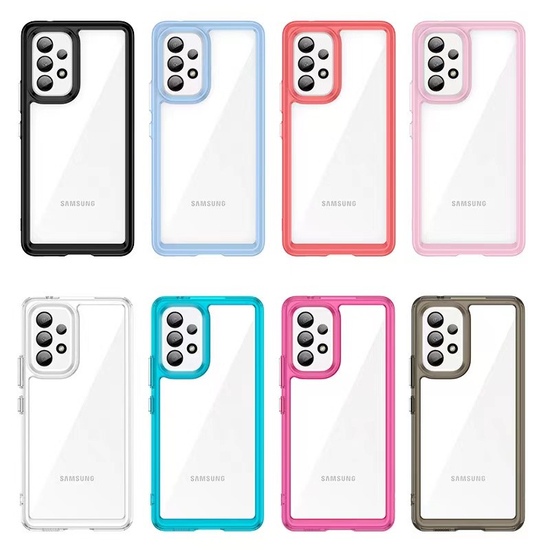 SAMSUNG M14 A14 A24 A34 A54 A13 A23 5G 4G A33 A53 A73 5G SOFT CASE PROTECTIVE HYBRID COVER