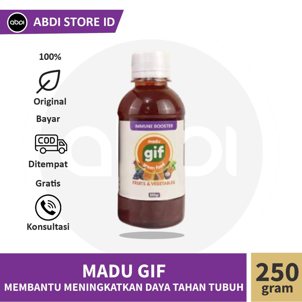 

Madu GIF Imume Booster 250 gram
