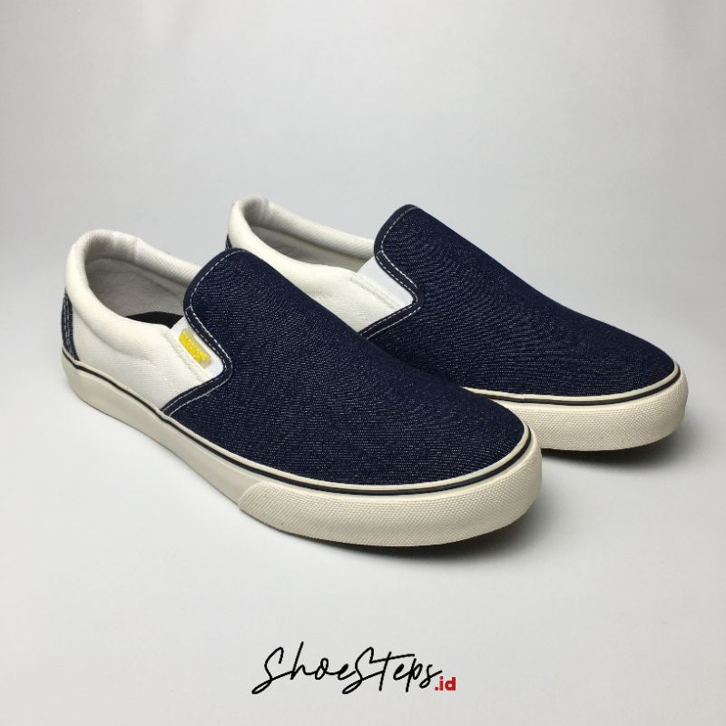 SEPATU WARRIOR ARTEMIS SLIP-ON (DENIM BLUE)