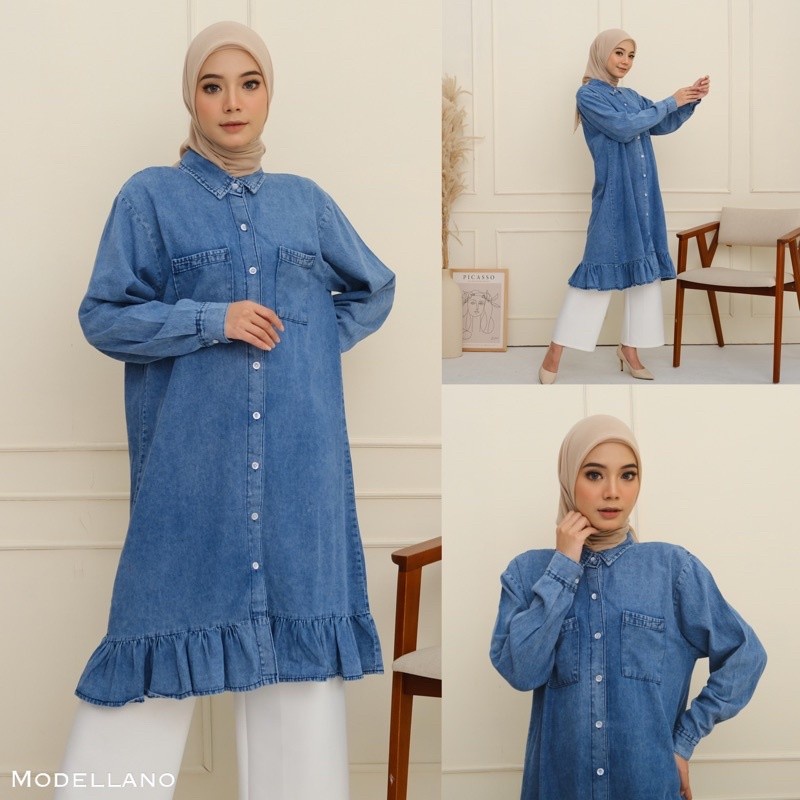 ADORE TUNIK JEANS FLODIA SHEZA BUSUI GBM