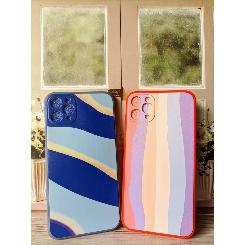 Case Hp Softcase Handphone Casing Soft Case Rainbow Pelangi IPhone 11 12 Pro Xs Max Karakter