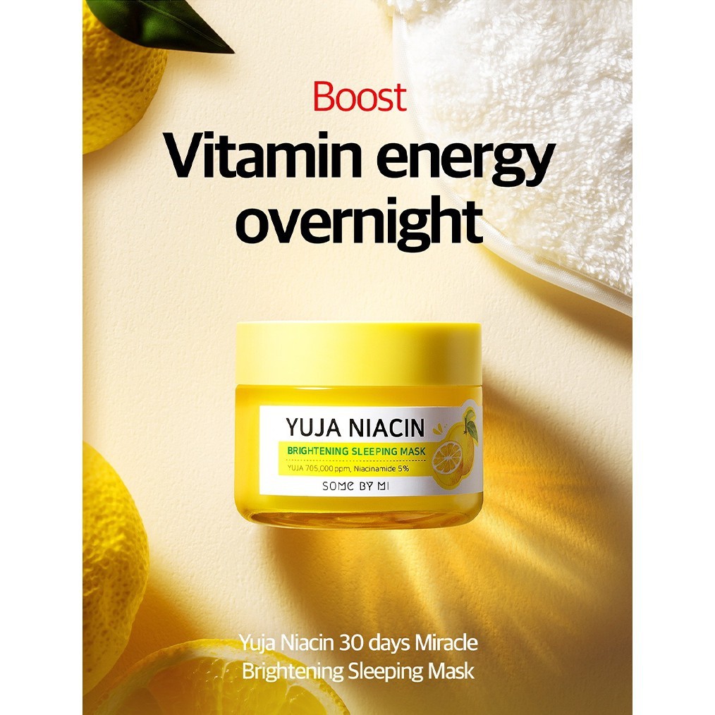 SOME BY MI  -  Yuja Niacin Brightening Sleeping Mask 60g