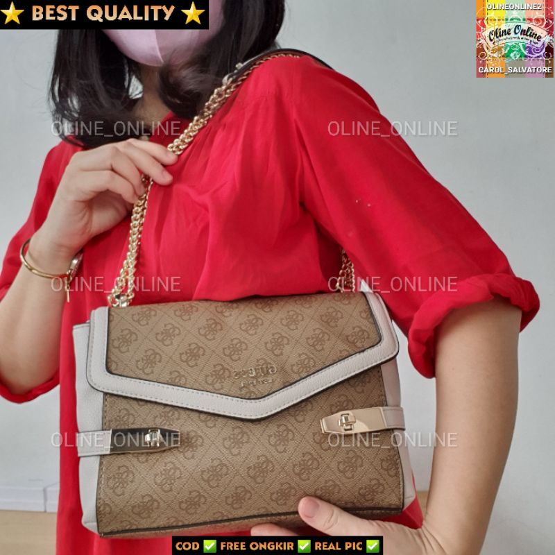 tas zadie convertible wanita 4g 5 color cream white black grey beige pink coffee crossbody shoulder gs selempang gb bag Ready cirebon jawa barat ciayumajakuningan