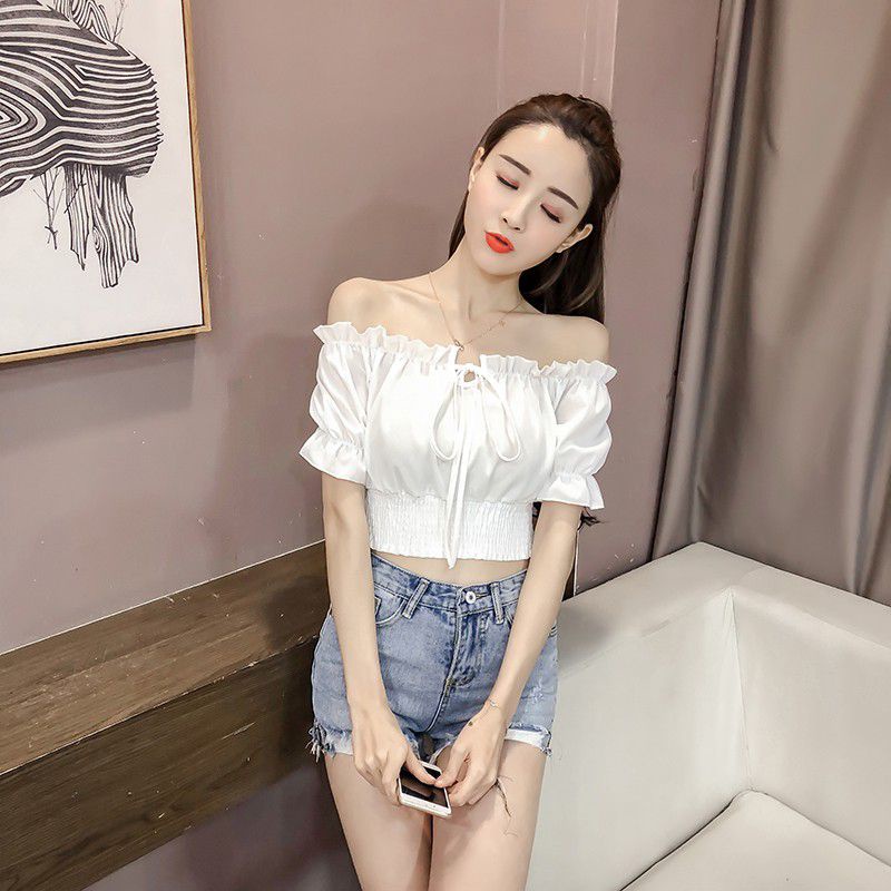 BAJU ATASAN SABRINA/BLOUSE KOREAN/ATASAN WANITA KEKINIAN