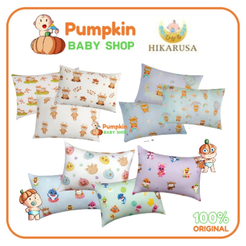 Hikarusa BANTAL - Hikaru Baby Shark Cuddle Pillow Buddy Tencel Motif Sky Deer Size S M L