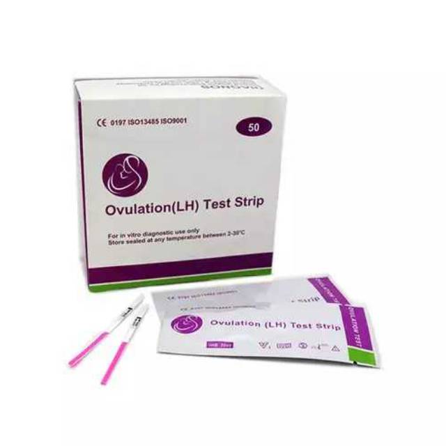 50pcs Ovulation LH Test Strip UNGU / Tes Ovulasi