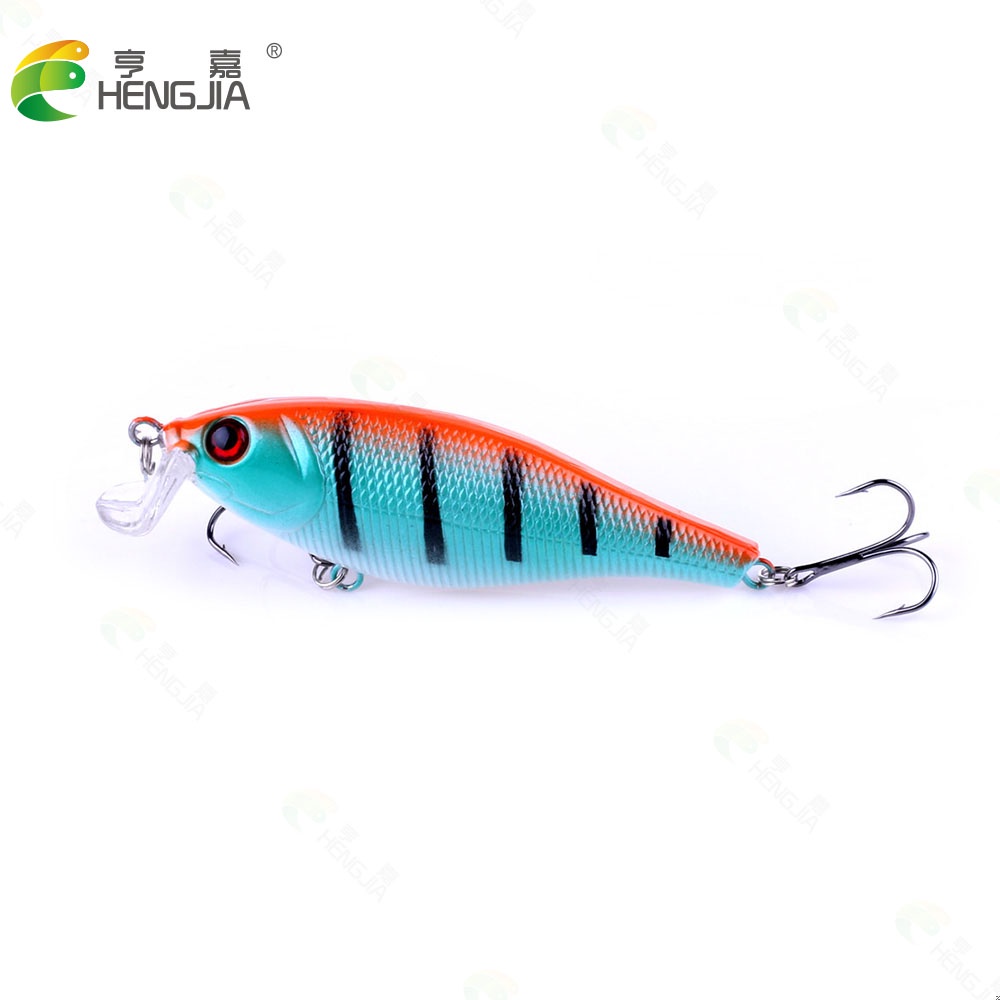 Hengjia 2PCS Umpan pancing crankbait Bentuk Ikan Kecil 9.5cm / 14.6g