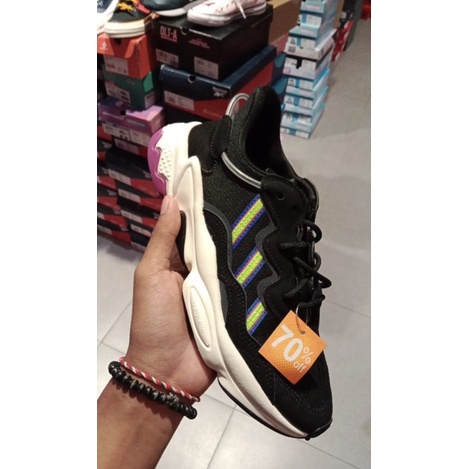 Adidas Ozweego Core Black/ Solar Green Original