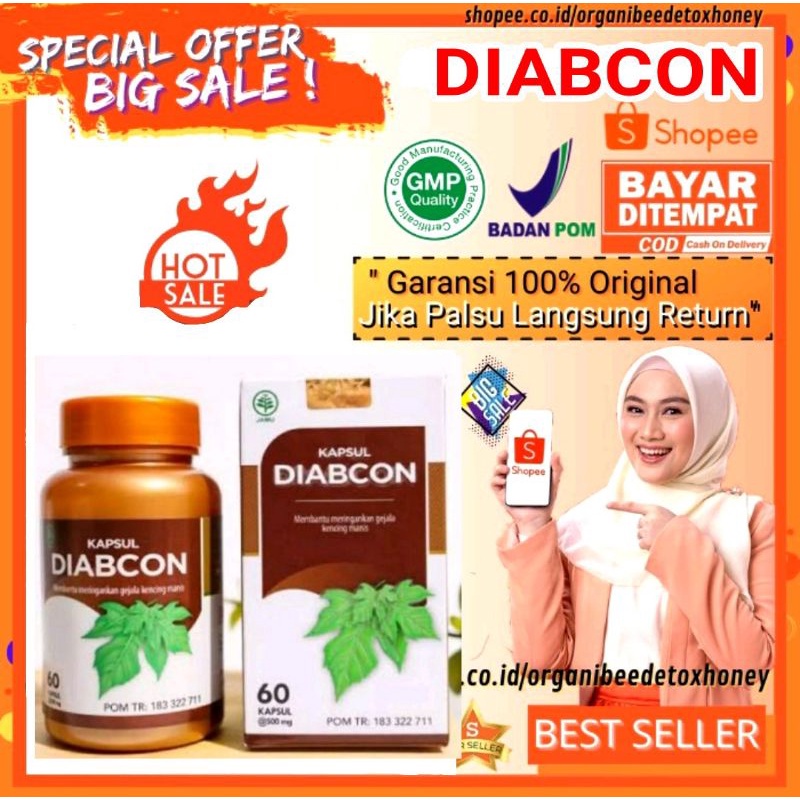 DIABCON Asli Obat Diabetes Herbal - Diabcon Obat Gula Kencing Manis