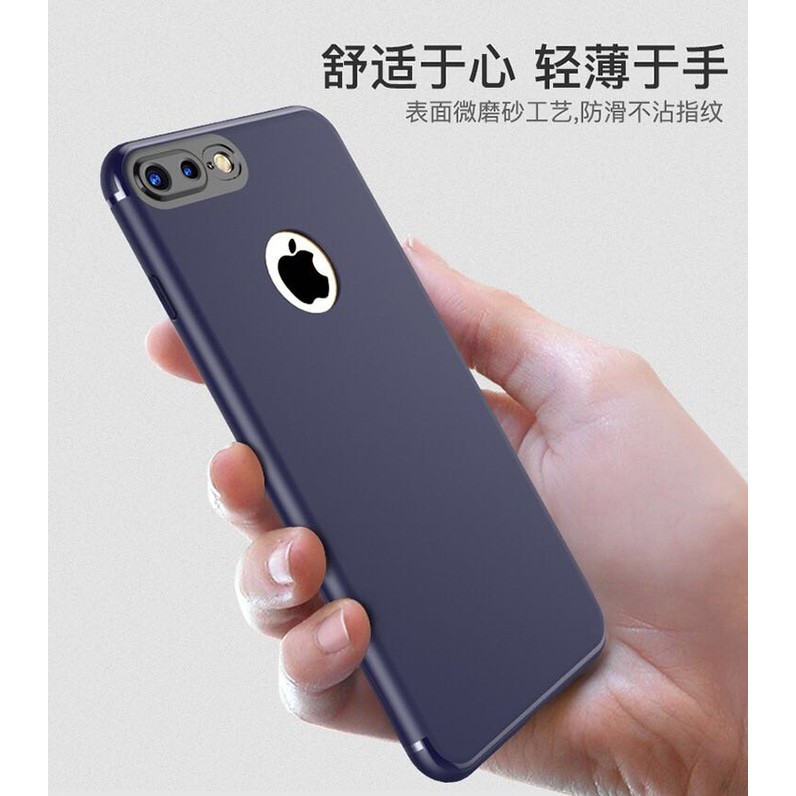 Softcase Silicone Jelly Doff Case Iphone 7 Casing Iphone 7 Plus - Hitam Top Quality