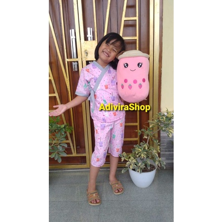 Baju Tidur Kimono Anak / Piyama Anak Kimono Usia 1-5 Tahun