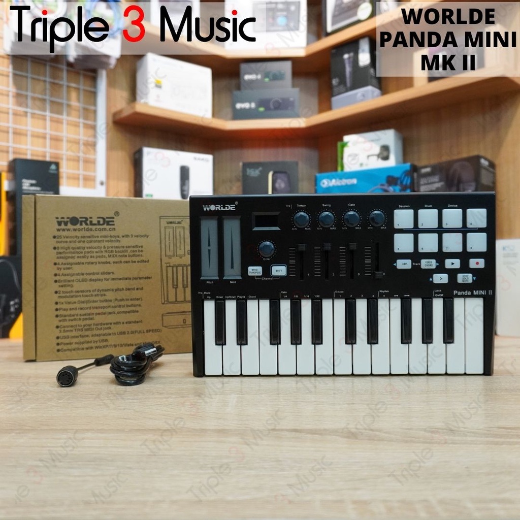 Worlde Panda Mini MK II Midi Controller 25 keys ORIGINAL