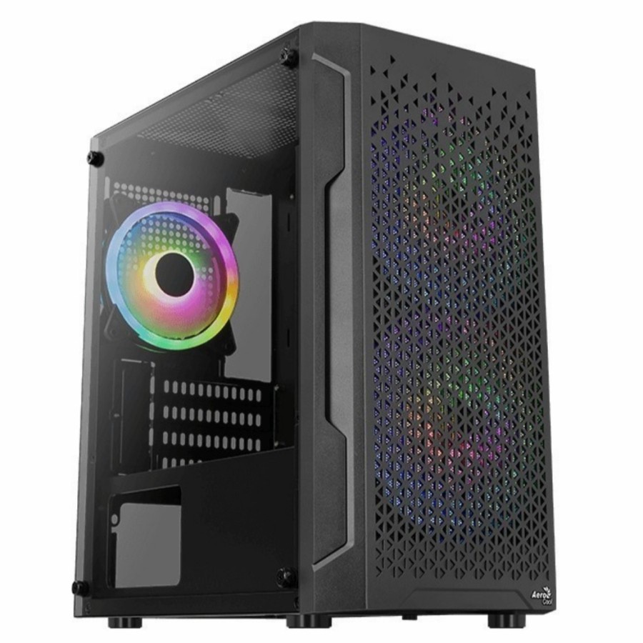 CASING AEROCOOL TRINITY MINI V2 WHITE - mATX TTEMPERED GLASS CASE