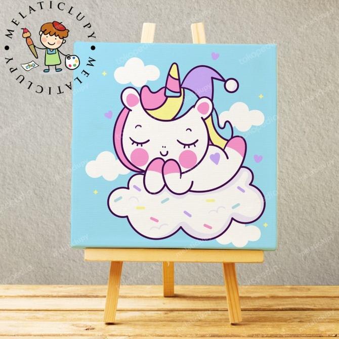 

TERBARUU!! PAINT BY NUMBER KANVAS 20X20 UNICORN EDITION PROMO