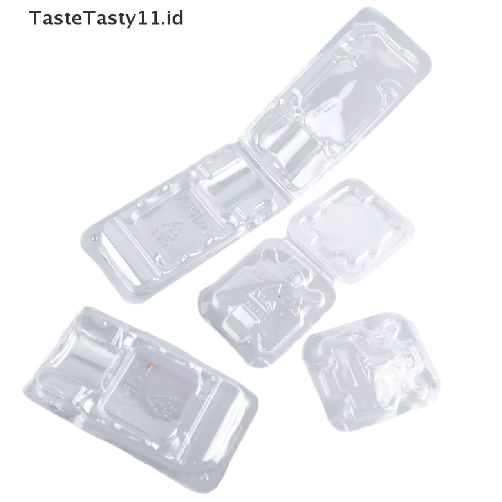 【TasteTasty】 10pcs Storage Clamshell Case CPU 775 1155 AMD Protect Box For Intel IC Chipset .