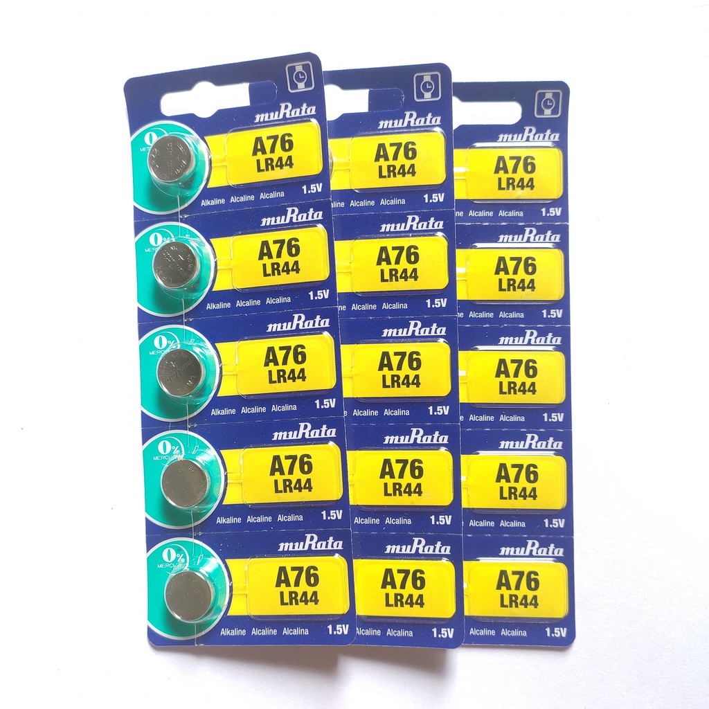 BATRE MURATA LR44 A76 LR 44 LR-44 BATTERY BATERAI ASLI SONY JAPAN