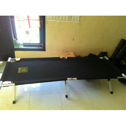 Armourmilitary velbed hitam/tandu darurat/tempat tidur darurat