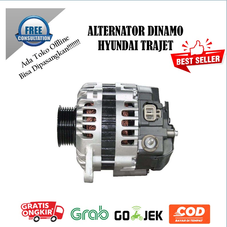 ALTERNATOR DINAMO TRAJET ALTERNATOR CHASE AMPER HYUNDAI TRAJET